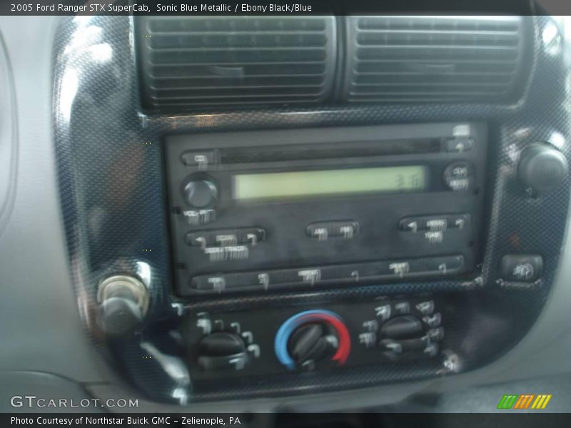 Sonic Blue Metallic / Ebony Black/Blue 2005 Ford Ranger STX SuperCab