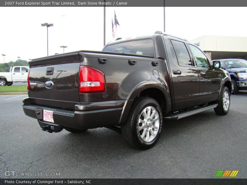 Dark Stone Metallic / Camel 2007 Ford Explorer Sport Trac Limited