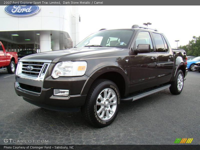 Dark Stone Metallic / Camel 2007 Ford Explorer Sport Trac Limited