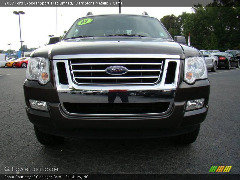 Dark Stone Metallic / Camel 2007 Ford Explorer Sport Trac Limited