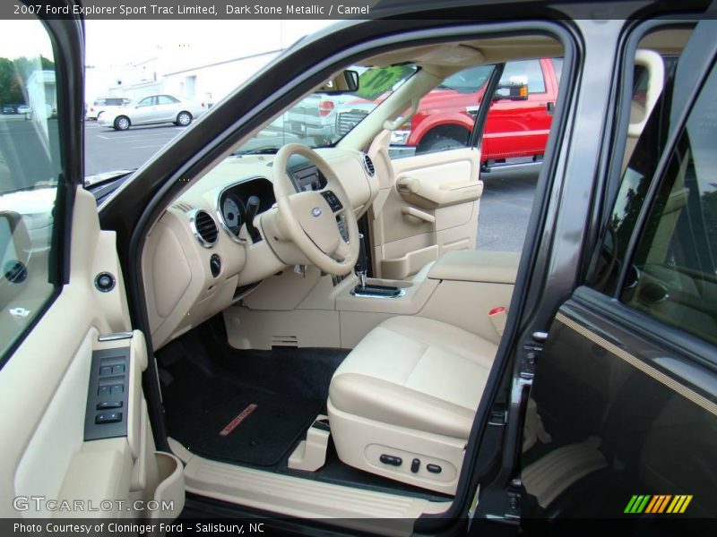 Dark Stone Metallic / Camel 2007 Ford Explorer Sport Trac Limited