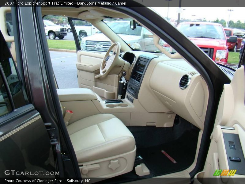 Dark Stone Metallic / Camel 2007 Ford Explorer Sport Trac Limited