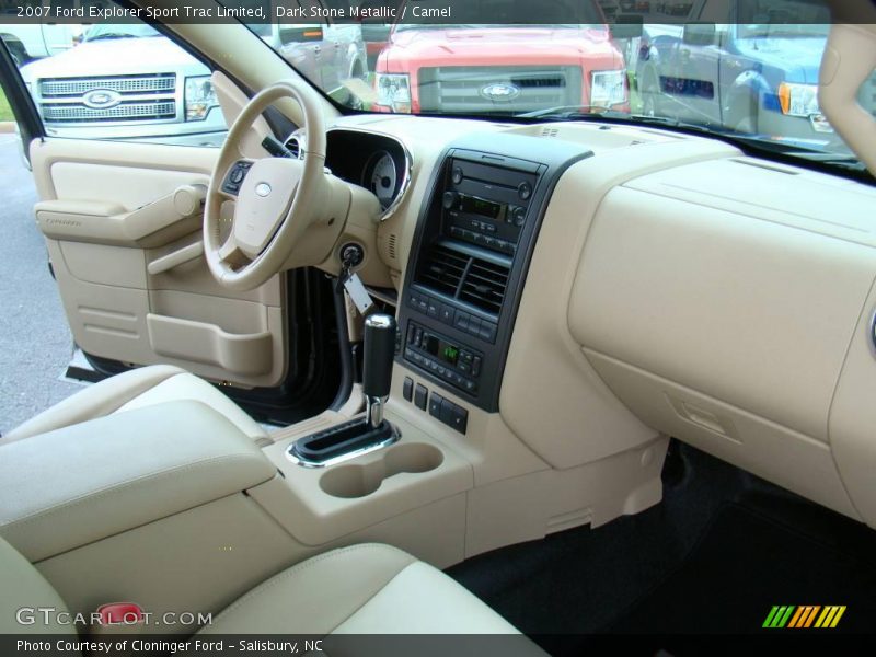 Dark Stone Metallic / Camel 2007 Ford Explorer Sport Trac Limited
