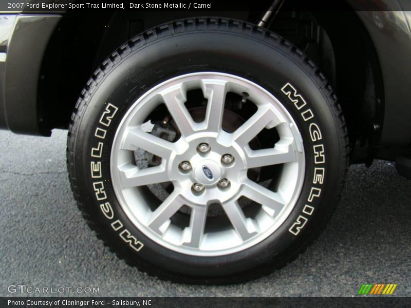 Dark Stone Metallic / Camel 2007 Ford Explorer Sport Trac Limited