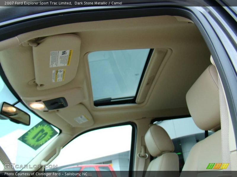 Dark Stone Metallic / Camel 2007 Ford Explorer Sport Trac Limited