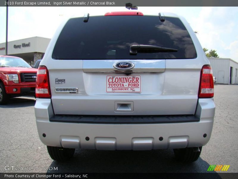 Ingot Silver Metallic / Charcoal Black 2010 Ford Escape Limited
