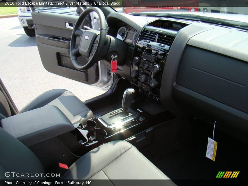 Ingot Silver Metallic / Charcoal Black 2010 Ford Escape Limited