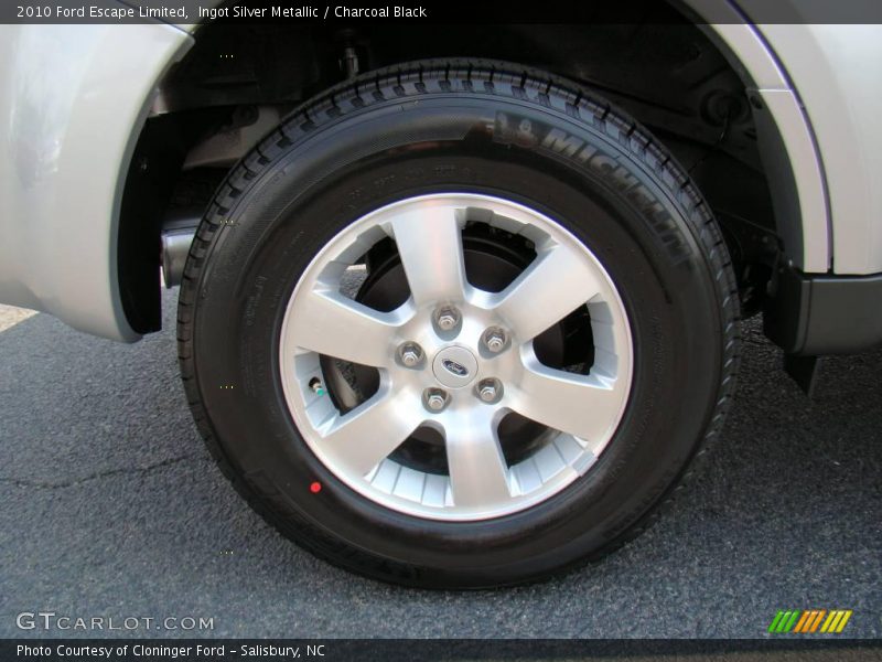 Ingot Silver Metallic / Charcoal Black 2010 Ford Escape Limited