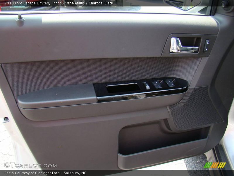 Ingot Silver Metallic / Charcoal Black 2010 Ford Escape Limited
