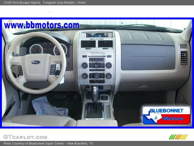 Tungsten Grey Metallic / Stone 2008 Ford Escape Hybrid