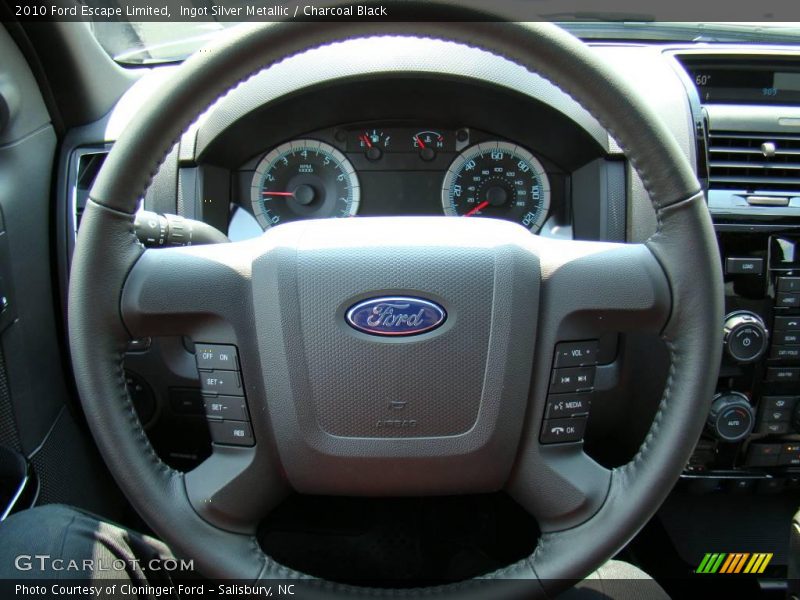 Ingot Silver Metallic / Charcoal Black 2010 Ford Escape Limited