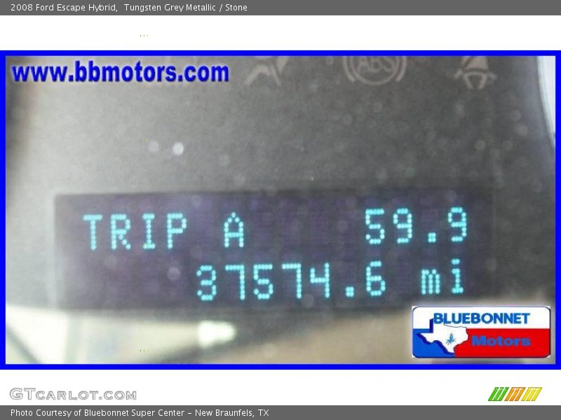 Tungsten Grey Metallic / Stone 2008 Ford Escape Hybrid