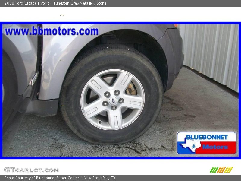 Tungsten Grey Metallic / Stone 2008 Ford Escape Hybrid