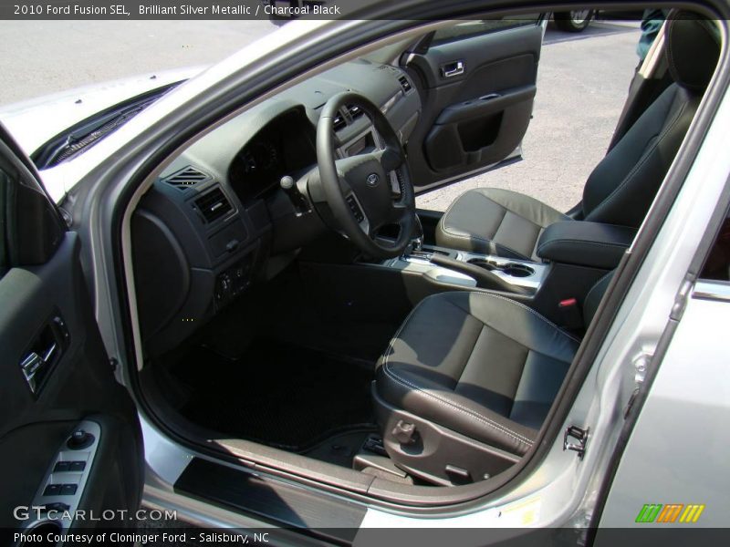 Brilliant Silver Metallic / Charcoal Black 2010 Ford Fusion SEL