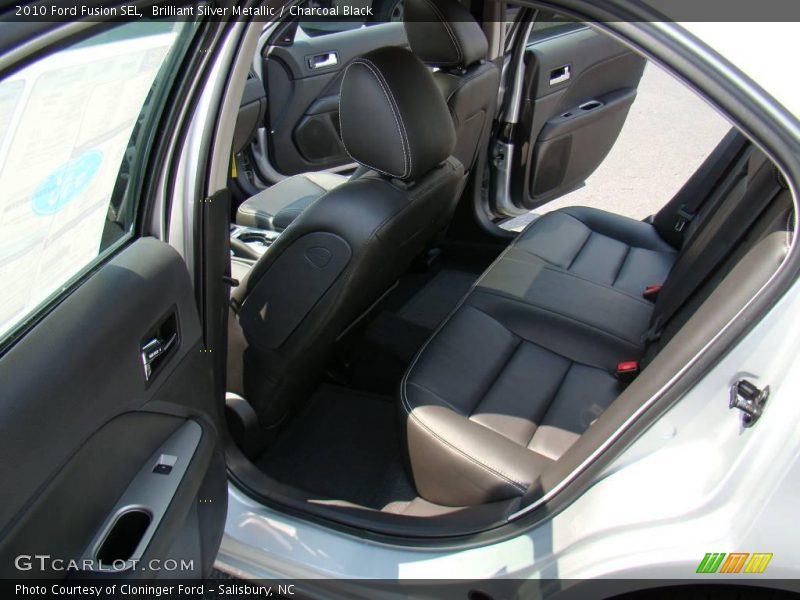 Brilliant Silver Metallic / Charcoal Black 2010 Ford Fusion SEL