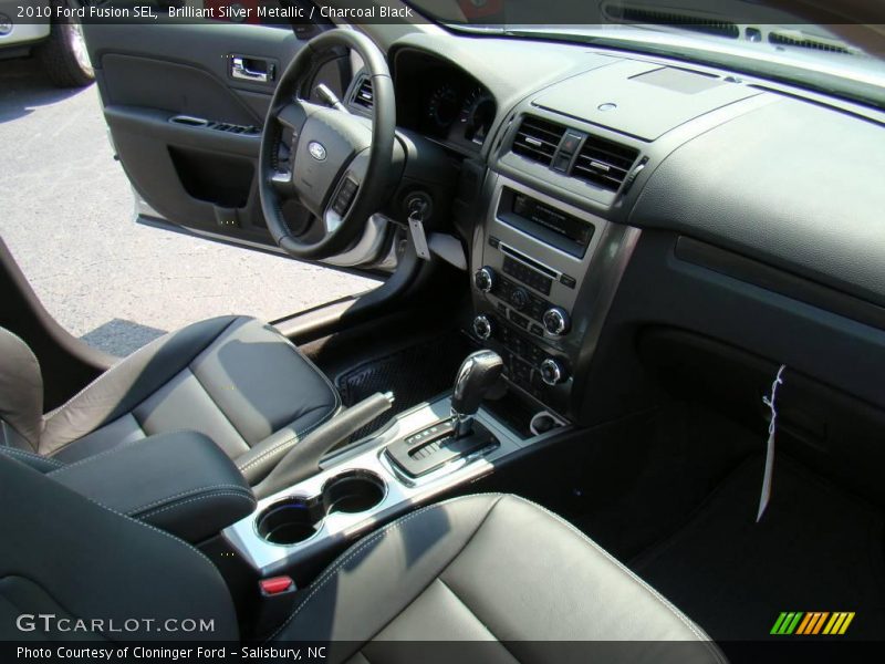 Brilliant Silver Metallic / Charcoal Black 2010 Ford Fusion SEL