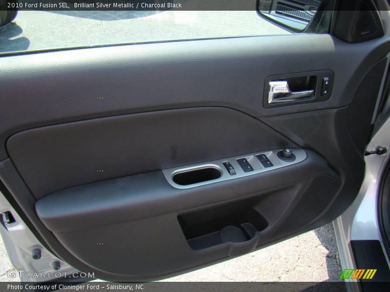 Brilliant Silver Metallic / Charcoal Black 2010 Ford Fusion SEL