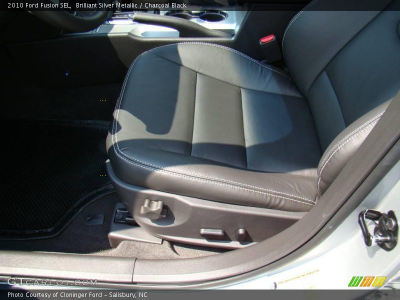 Brilliant Silver Metallic / Charcoal Black 2010 Ford Fusion SEL