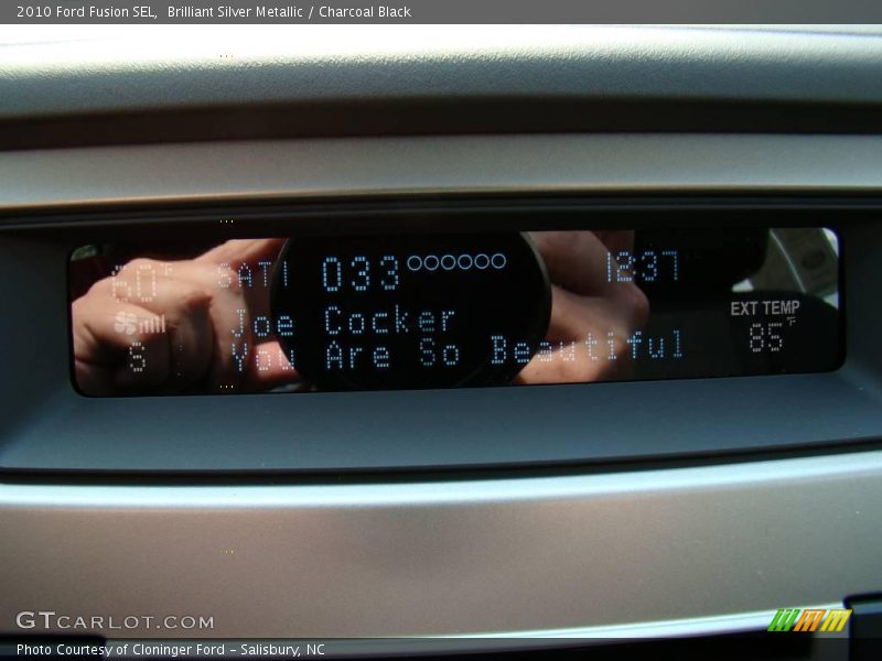 Brilliant Silver Metallic / Charcoal Black 2010 Ford Fusion SEL
