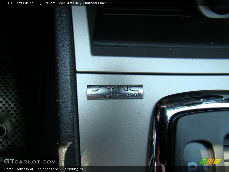 Brilliant Silver Metallic / Charcoal Black 2010 Ford Fusion SEL