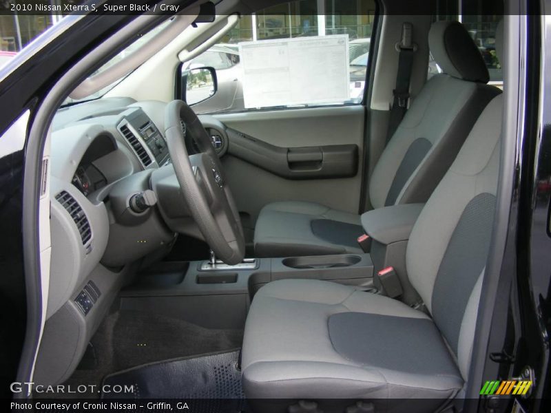 Super Black / Gray 2010 Nissan Xterra S