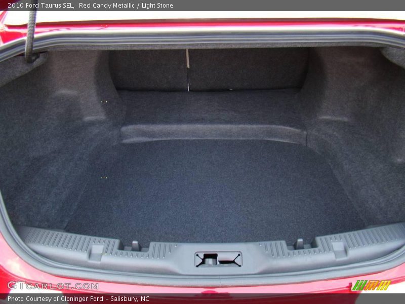 Red Candy Metallic / Light Stone 2010 Ford Taurus SEL