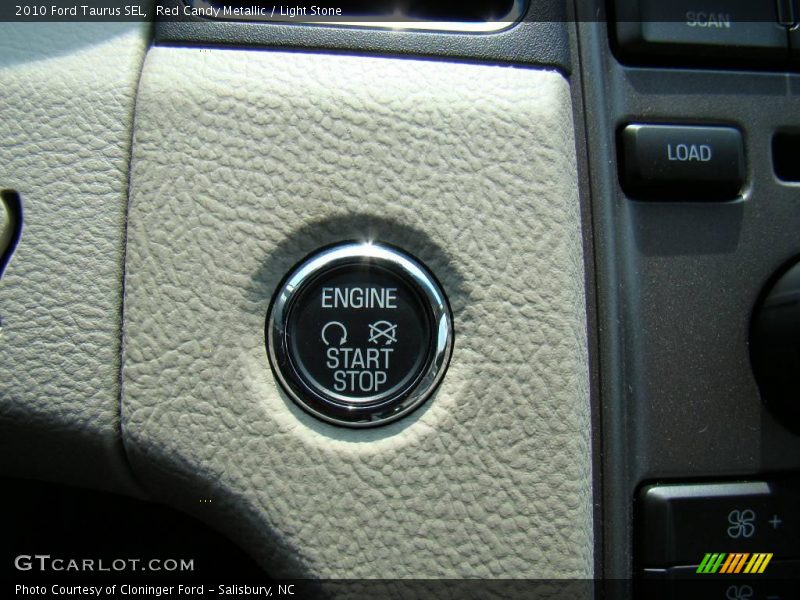 Red Candy Metallic / Light Stone 2010 Ford Taurus SEL