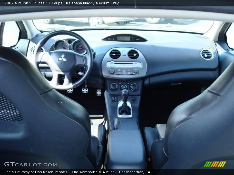 Kalapana Black / Medium Gray 2007 Mitsubishi Eclipse GT Coupe