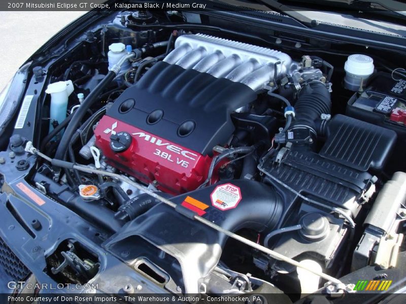 Kalapana Black / Medium Gray 2007 Mitsubishi Eclipse GT Coupe