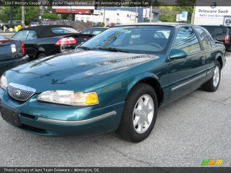 Pacific Green Metallic / 30th Anniversary Light Prairie Tan 1997 Mercury Cougar XR7