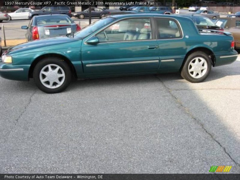 Pacific Green Metallic / 30th Anniversary Light Prairie Tan 1997 Mercury Cougar XR7