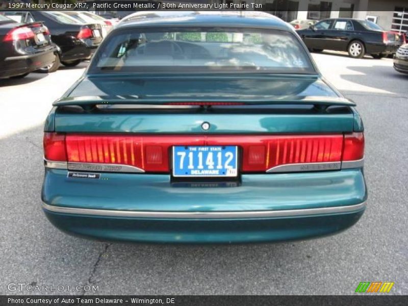 Pacific Green Metallic / 30th Anniversary Light Prairie Tan 1997 Mercury Cougar XR7