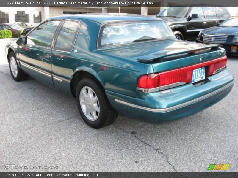 Pacific Green Metallic / 30th Anniversary Light Prairie Tan 1997 Mercury Cougar XR7