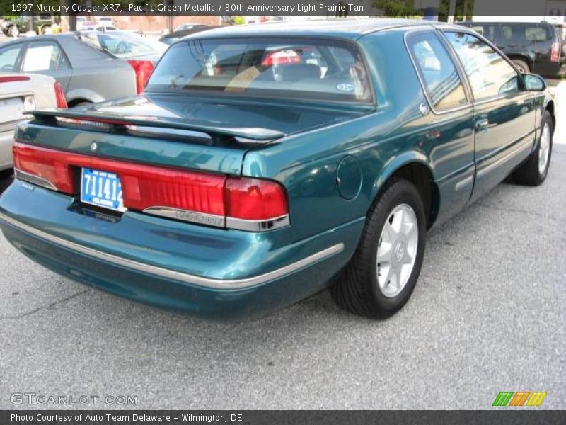 Pacific Green Metallic / 30th Anniversary Light Prairie Tan 1997 Mercury Cougar XR7