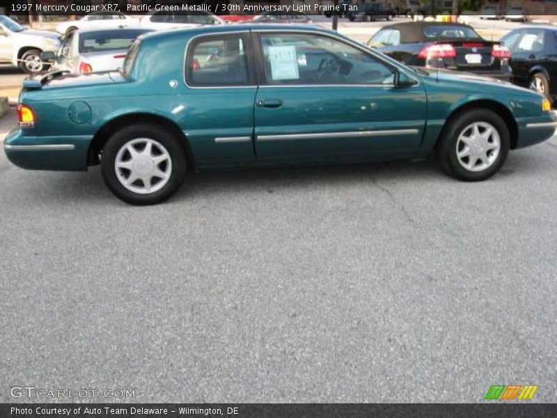 Pacific Green Metallic / 30th Anniversary Light Prairie Tan 1997 Mercury Cougar XR7
