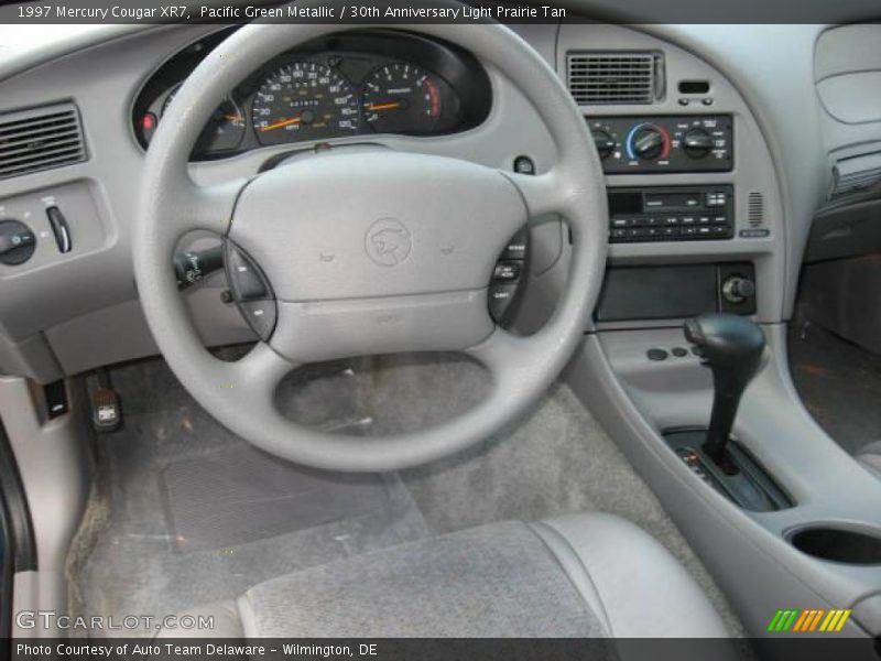 Pacific Green Metallic / 30th Anniversary Light Prairie Tan 1997 Mercury Cougar XR7