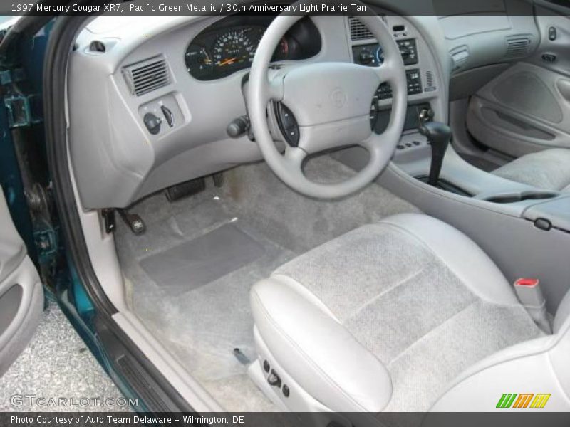 Pacific Green Metallic / 30th Anniversary Light Prairie Tan 1997 Mercury Cougar XR7