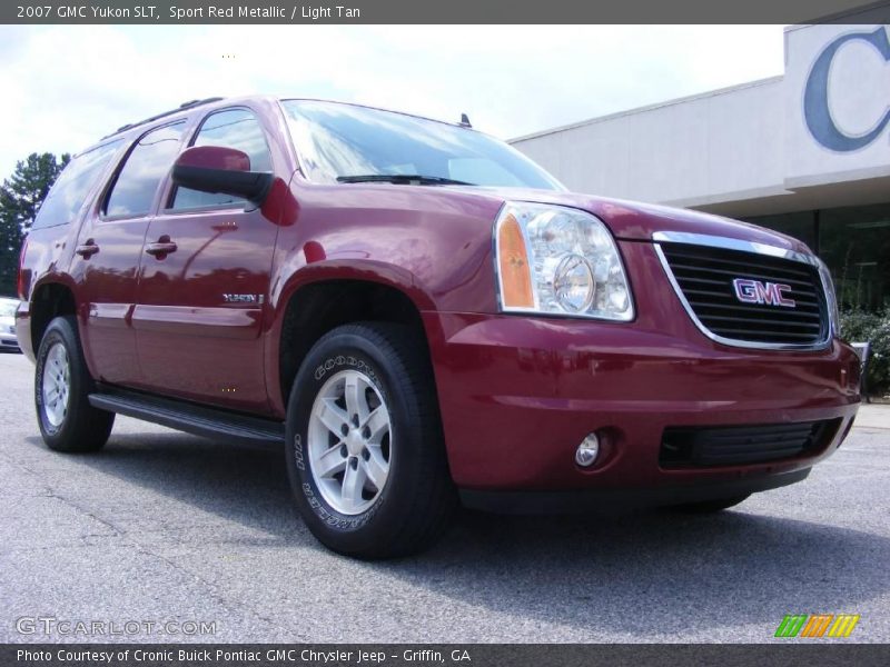 Sport Red Metallic / Light Tan 2007 GMC Yukon SLT