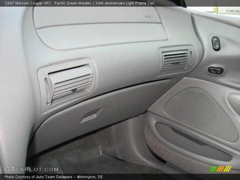 Pacific Green Metallic / 30th Anniversary Light Prairie Tan 1997 Mercury Cougar XR7