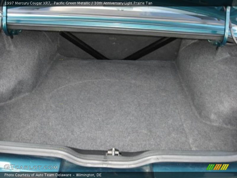 Pacific Green Metallic / 30th Anniversary Light Prairie Tan 1997 Mercury Cougar XR7