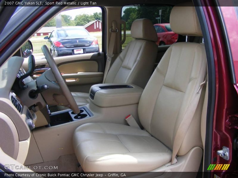 Sport Red Metallic / Light Tan 2007 GMC Yukon SLT