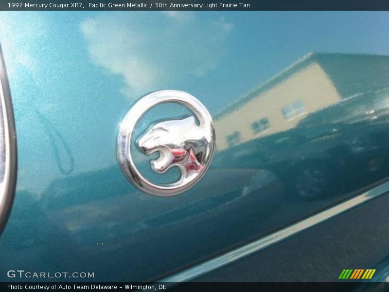 Pacific Green Metallic / 30th Anniversary Light Prairie Tan 1997 Mercury Cougar XR7