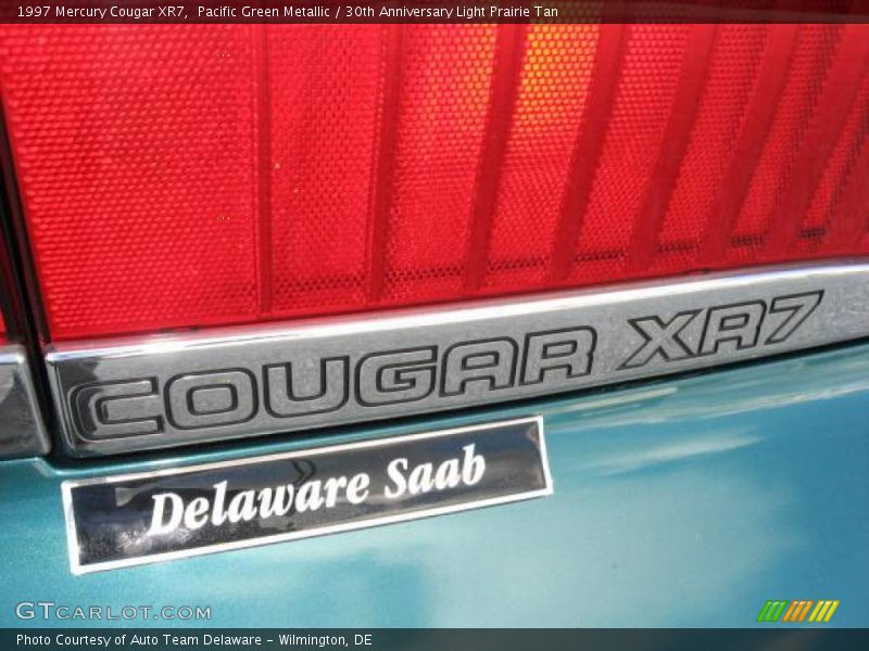 Pacific Green Metallic / 30th Anniversary Light Prairie Tan 1997 Mercury Cougar XR7
