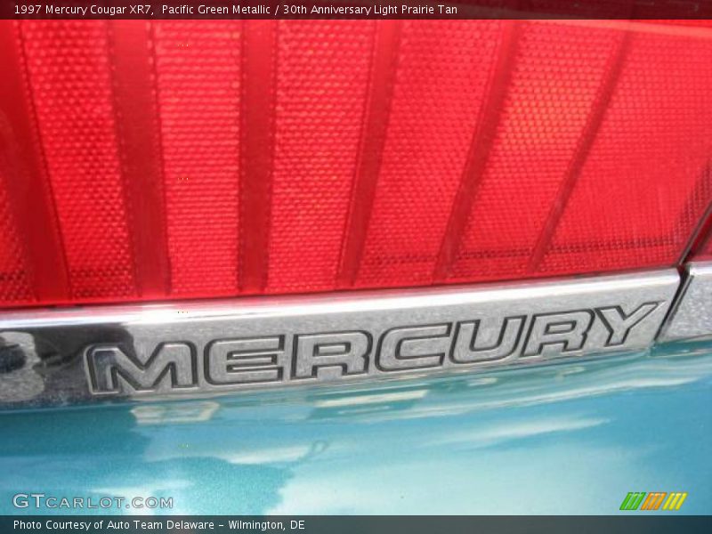 Pacific Green Metallic / 30th Anniversary Light Prairie Tan 1997 Mercury Cougar XR7