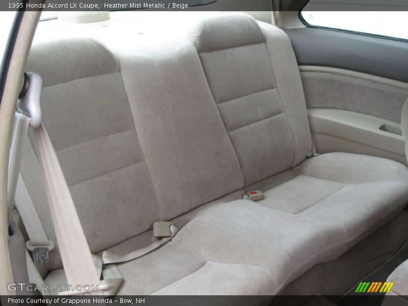 Heather Mist Metallic / Beige 1995 Honda Accord LX Coupe