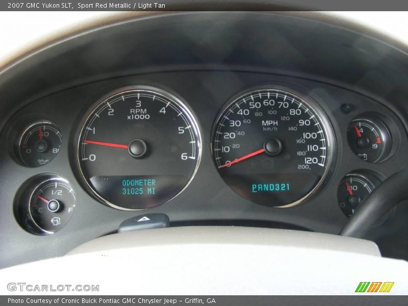 Sport Red Metallic / Light Tan 2007 GMC Yukon SLT