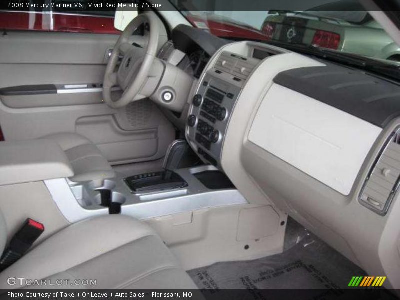 Vivid Red Metallic / Stone 2008 Mercury Mariner V6