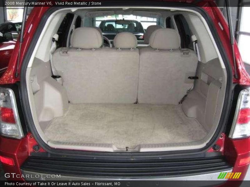 Vivid Red Metallic / Stone 2008 Mercury Mariner V6