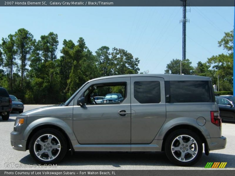 Galaxy Gray Metallic / Black/Titanium 2007 Honda Element SC