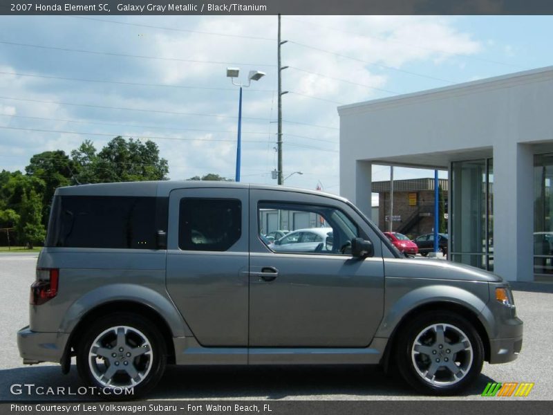 Galaxy Gray Metallic / Black/Titanium 2007 Honda Element SC